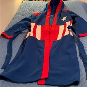 Captain America House Robe Unisex sz.small/medium